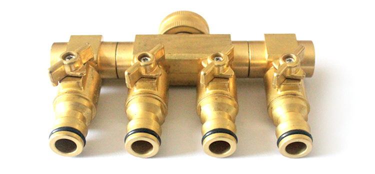 Duty Medenina 4 Way Hose Manifold Hose Pipe Adapter